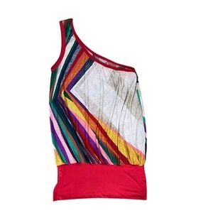 Top Off Shoulder Size M Colorful